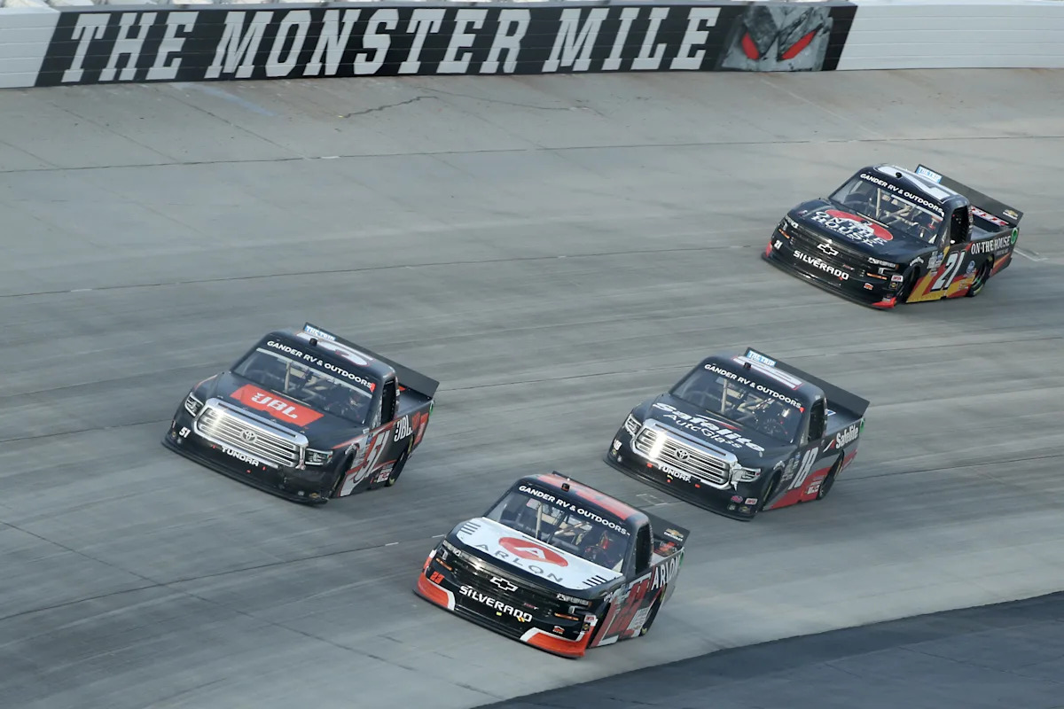 NASCAR entry list for Truck Series race at Dover in May 2026